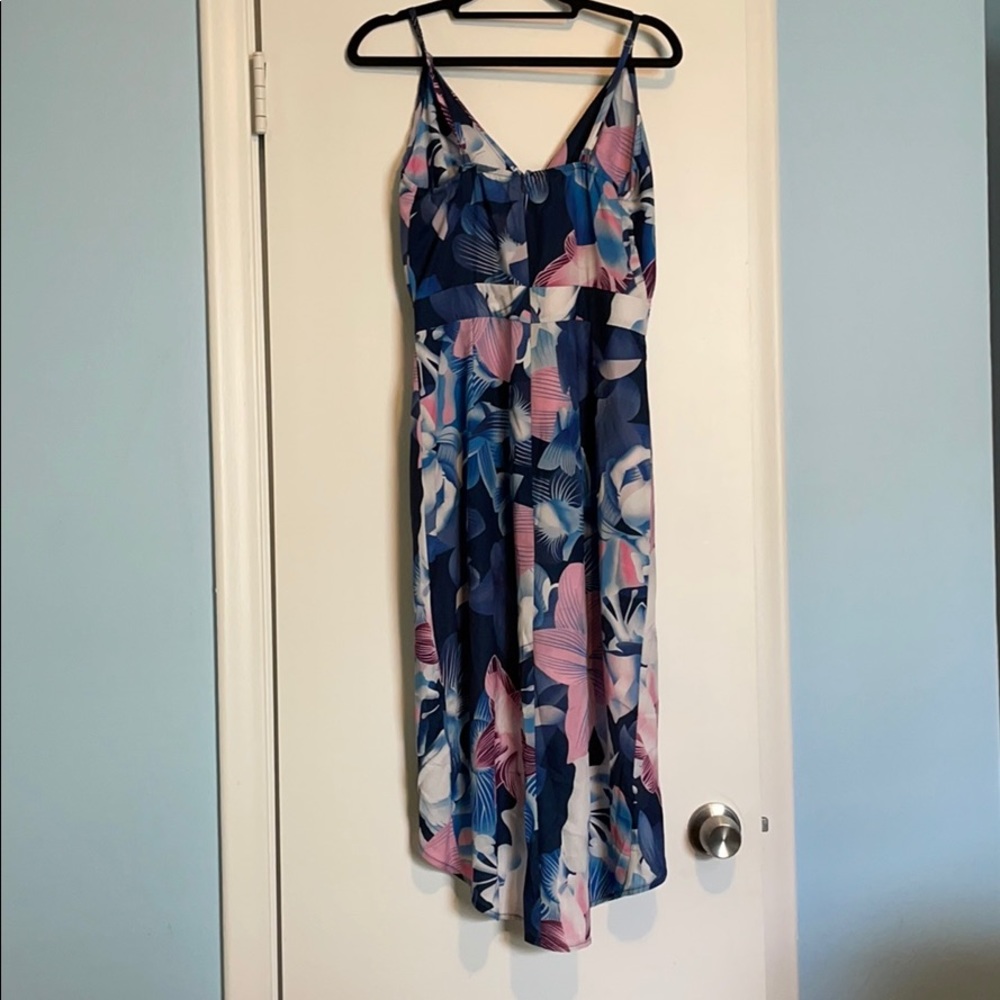 Floral High Low Dress